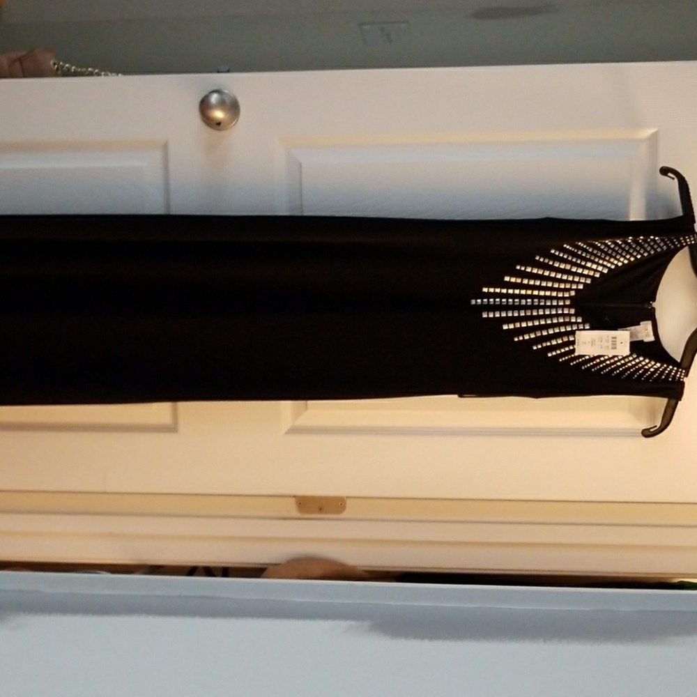 Black maxi dress